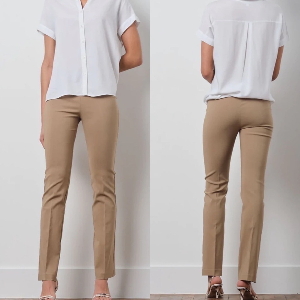 Avenue Montaigne Becca Signature Pant in Camel Size 4